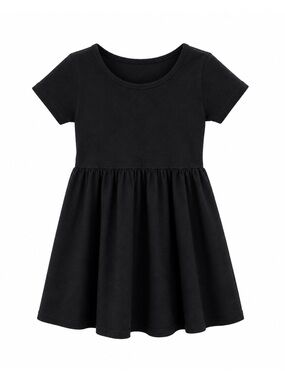 June & January Girls Black Short Sleeve Dress Size 9/10